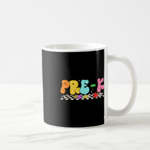 Taza De Café Groovy Pre-k De vuelta a clases Primer día de clas