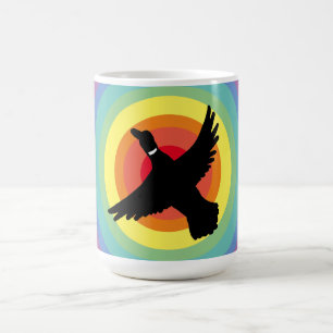 Taza De Café Groovy Rainbow Duck