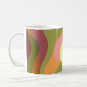 Taza De Café Groovy Retro Resumen Art. 710