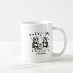 Taza De Café Groovy Se Tiene A Sí Mismo Un Pequeño Y Ferviente