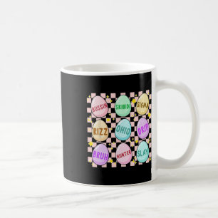 Taza De Café Groovy Skibidi Pascua Huevo Gracioso Rizz Meme Pas