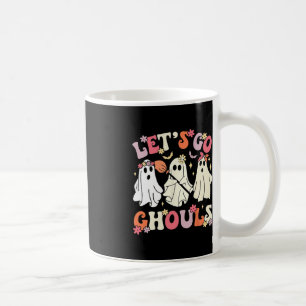 Taza De Café Groovy Vamos Ghouls Halloween Fantasma Para
