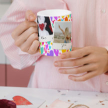 Groovy y Romántica foto de San Valentín de corazón