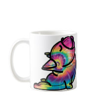 Groovy Yoga Bulldog: Divertidos colores de tinte d
