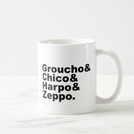 Taza De Café Groucho & Chico & Harpo & Zeppo
