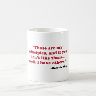 Taza De Café Groucho Marx - principios