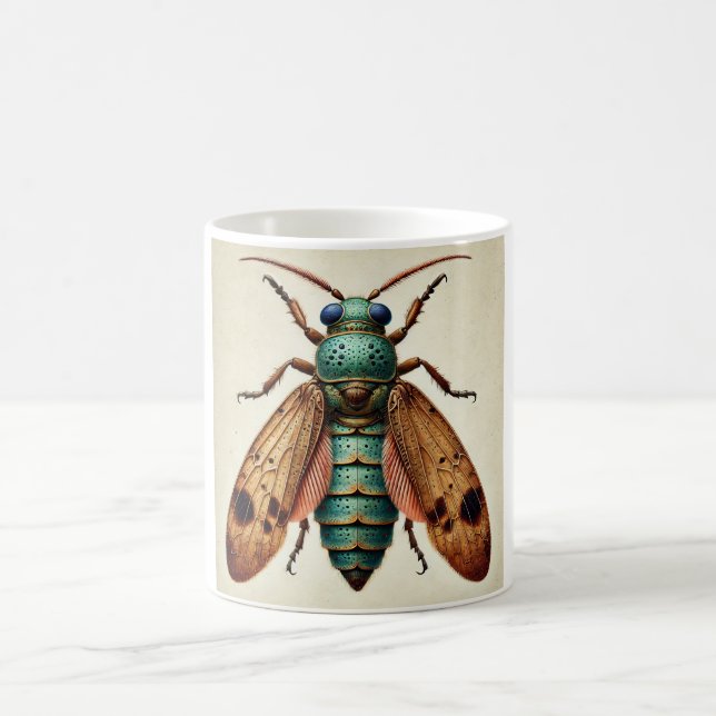Taza De Café Ground Pearl Insect 210724IREF212 - Watercolor (Centro)