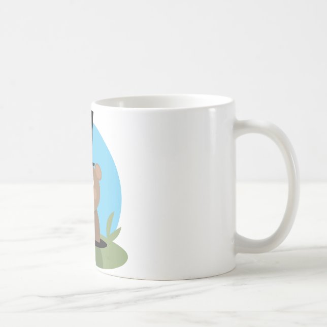 Taza De Café Groundhog (Derecha)