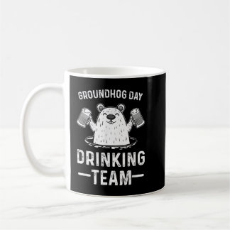 Taza De Café Groundhog Day Drinking Woodchuck 2 de febrero