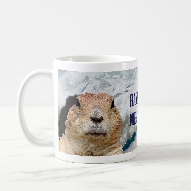 Taza De Café Groundhog Day Polar Vortex (Izquierda)