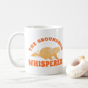 Taza De Café Groundhog Whisperer - Día de la Marmota