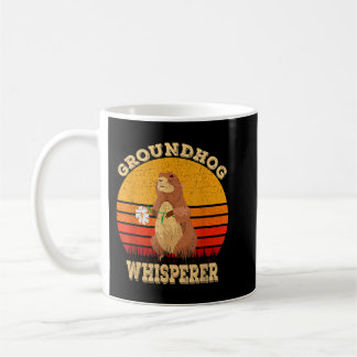 Taza De Café Groundhog Whisperer Funny Ground Hog Day 2020 Happ