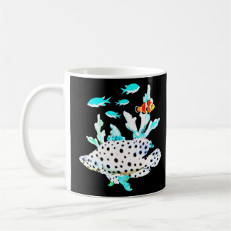 Taza De Café Grouper Pescado Grouper Saltwater Aqua Tropical