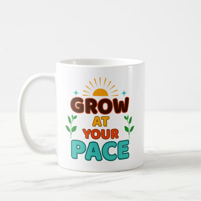 Taza De Café Grow at Your Pace - Mug (Izquierda)