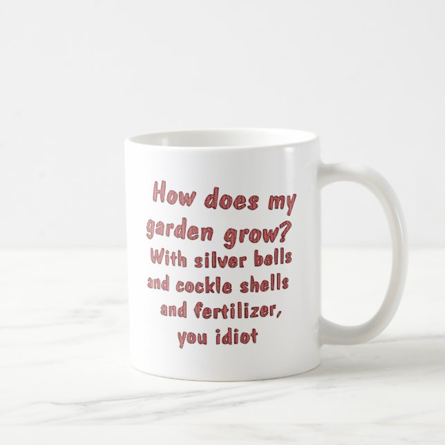 Taza De Café Grow Garden (Derecha)
