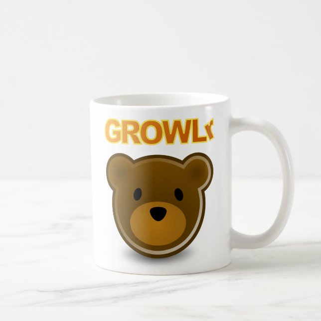 Taza De Café GROWLr_TShirt (Derecha)