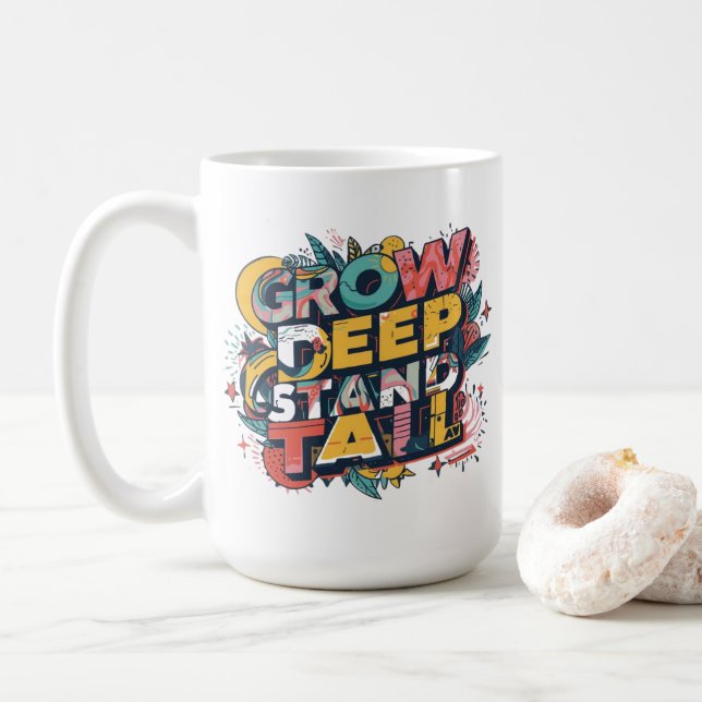 Taza De Café Growth Inspiration Mugs (Con donut)