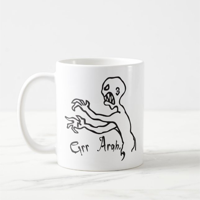 Taza De Café Grr Argh Vampire Slayer Coffee Mug (Izquierda)