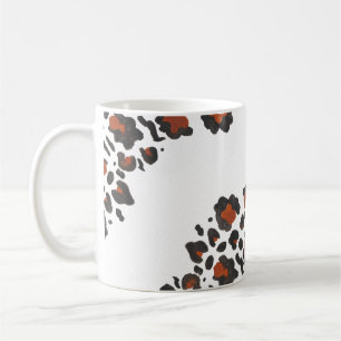 Taza De Café Grrr Animales Silvestres Impresión De Chevron Mug