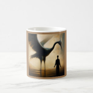 Taza De Café Grúa animal espiritual 2