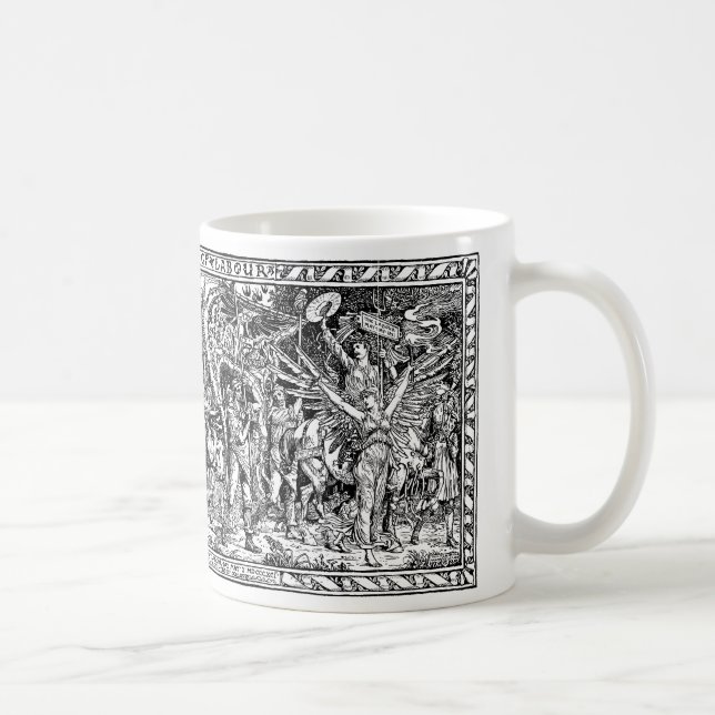 Taza De Café Grúa Triumph de Gualterio del trabajo (Derecha)