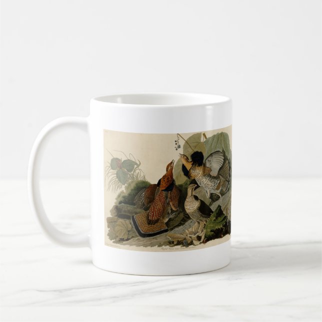 Taza De Café Grueso espumoso - de los pájaros de los Estados Un (Izquierda)