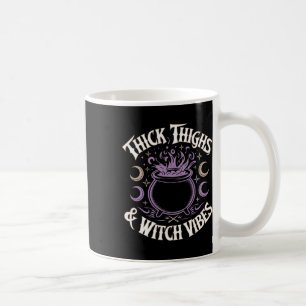 Taza De Café Gruesos Y Vibes De Brujas