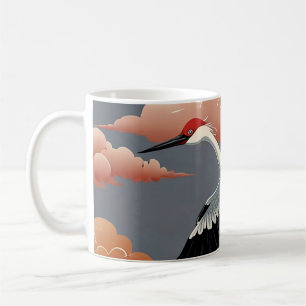 Taza De Café Grulla Japonesa