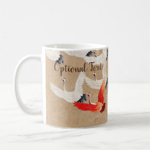 Taza De Café Grullas voladoras japonesas
