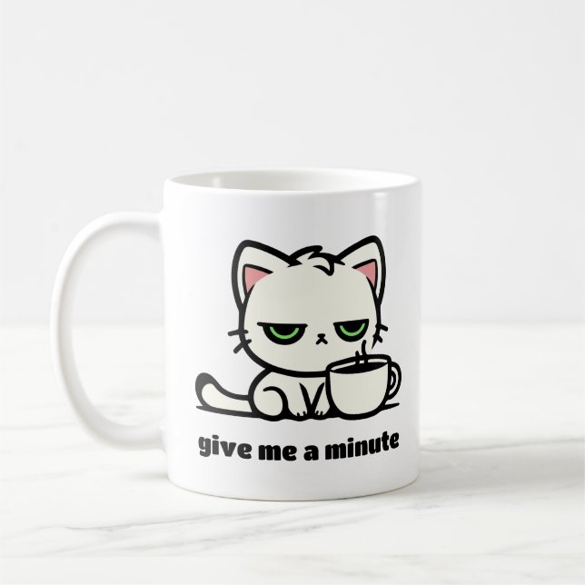 Taza De Café Grump Mañanero Personalizable (Izquierda)