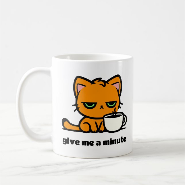Taza De Café Grump Mañanero Personalizable (Izquierda)