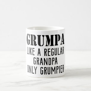 Taza De Café Grumpa Como Un Regalo De Mug De Abuelo