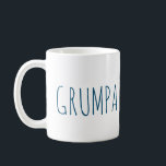 Taza De Café Grumpa Novedad divertida para Grumpy Grandpa Graph<br><div class="desc">Grumpa Novedad divertida para el café gráfico del abuelo Grumpy</div>