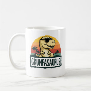 Taza De Café Grumpasaurus Dinosaur El Día del Padre