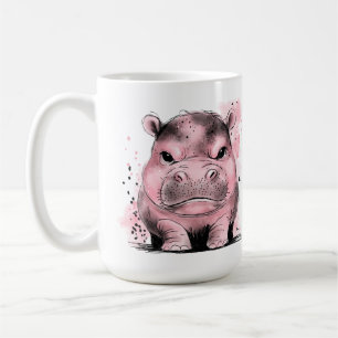 Taza De Café Grumpy Baby Hippo
