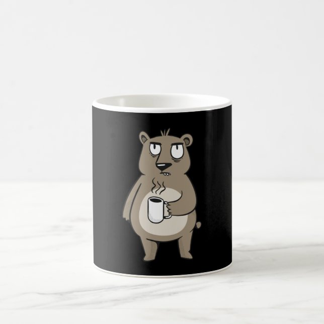 Taza De Café Grumpy bear holding a cup of coffee (Centro)