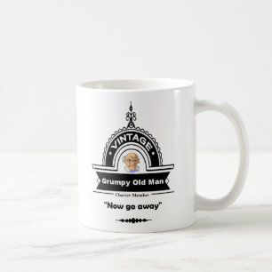 Taza De Café Grumpy Old Man Club Fun "Over the Hill"
