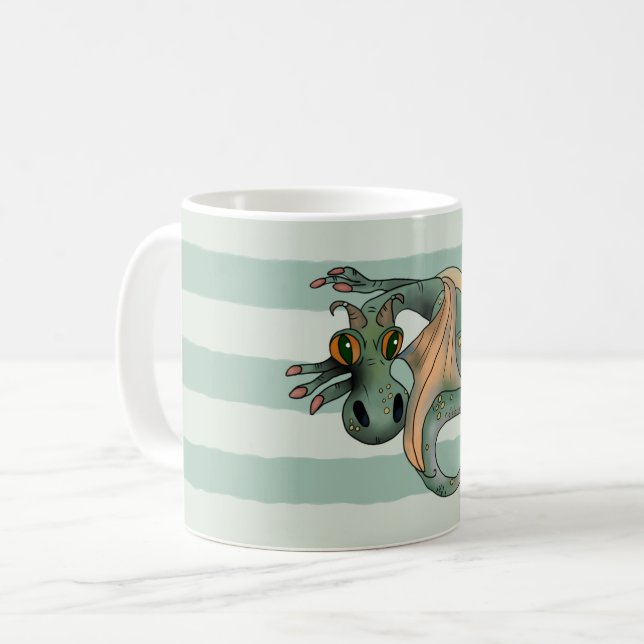 Taza De Café Grüner Drache,   (Anverso izquierdo)