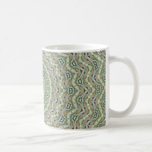 Taza De Café Grünes Kaleidoskop