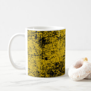 Taza De Café Grunge amarillo