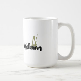 Taza De Café Grunge con monograma
