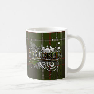 Taza De Café Grunge del tartán de MacDiarmid