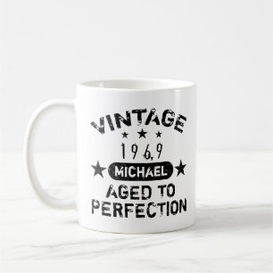 Taza De Café Grunge personalizado de la época 1969