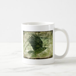 Taza De Café Grunge Raven de Poe