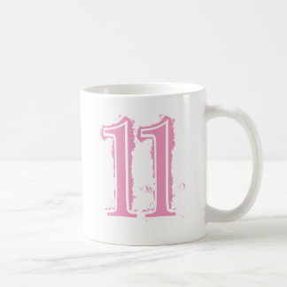 TAZA DE CAFÉ GRUNGE ROSADO NÚMERO 11