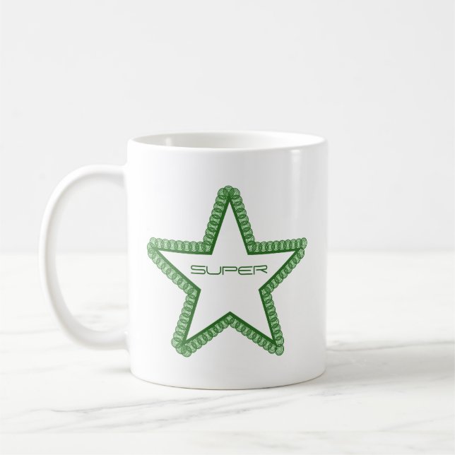 Taza De Café Grunge Superstar Mug, Forest Green (Izquierda)