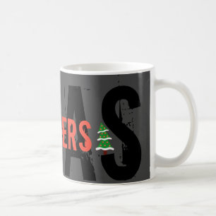 Taza De Café ¡Grunge XMAS IMPORTA un llamativo árbol de Navidad