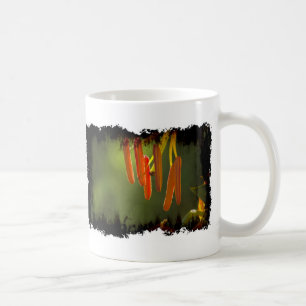 Taza De Café Grungy Humboldt Lily Stamens en blanco