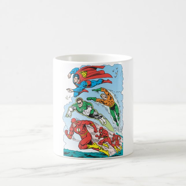 Taza De Café Grupo 3 de la Liga de Justicia (Centro)