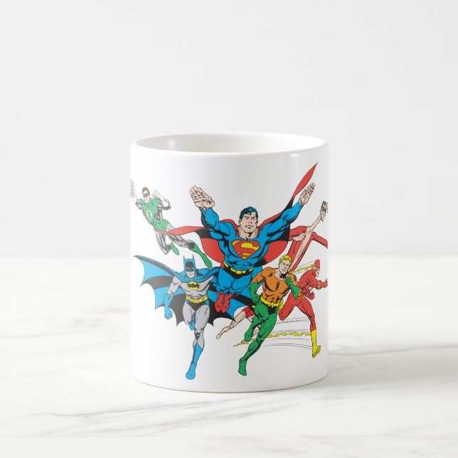 Taza De Café Grupo 4 de la Liga de Justicia (Centro)